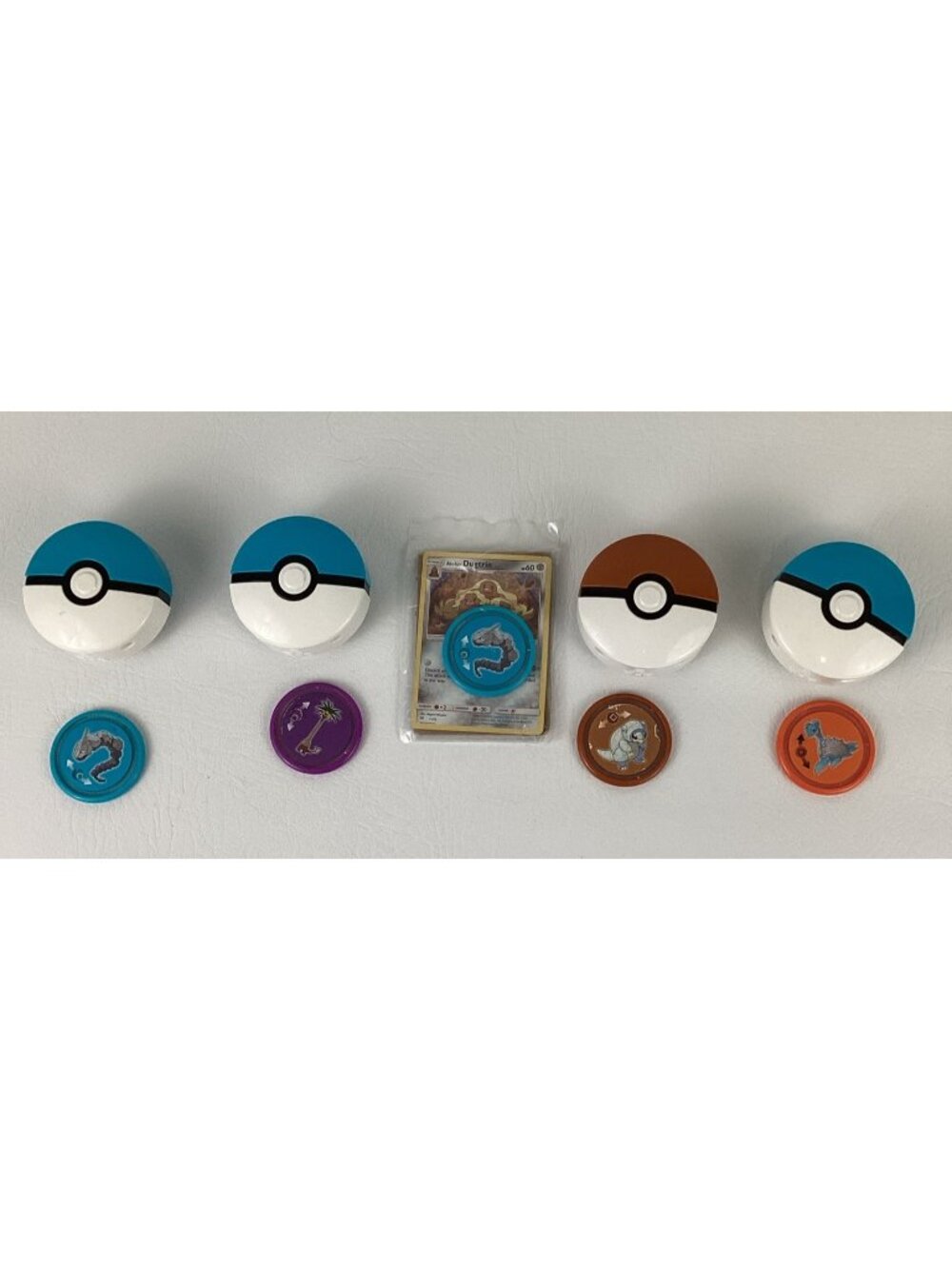 Nintendo McDonald's Pokemon Battle Game Launchers Toys 2019 Pokeball Sun Moon